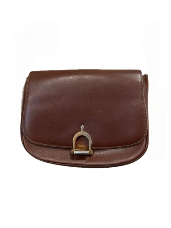 Celine Handbags - Authenticated Celine Brown Leather Vintage Crecy Crossbody Bag